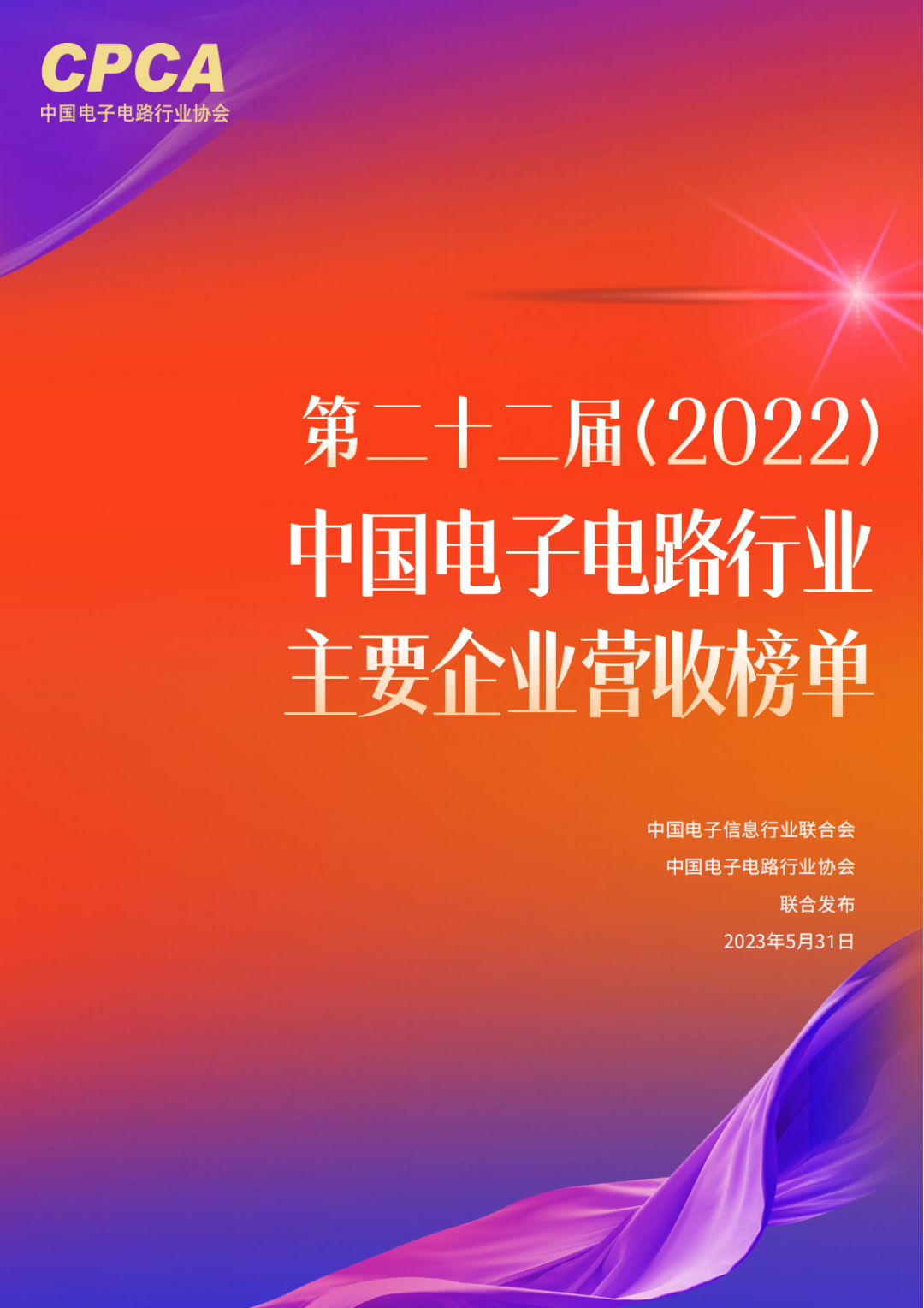 重磅??！2022年度中國電路（CPCA）百強排行榜新鮮出爐，榮暉集團獲得全國百強企業第37名??！
